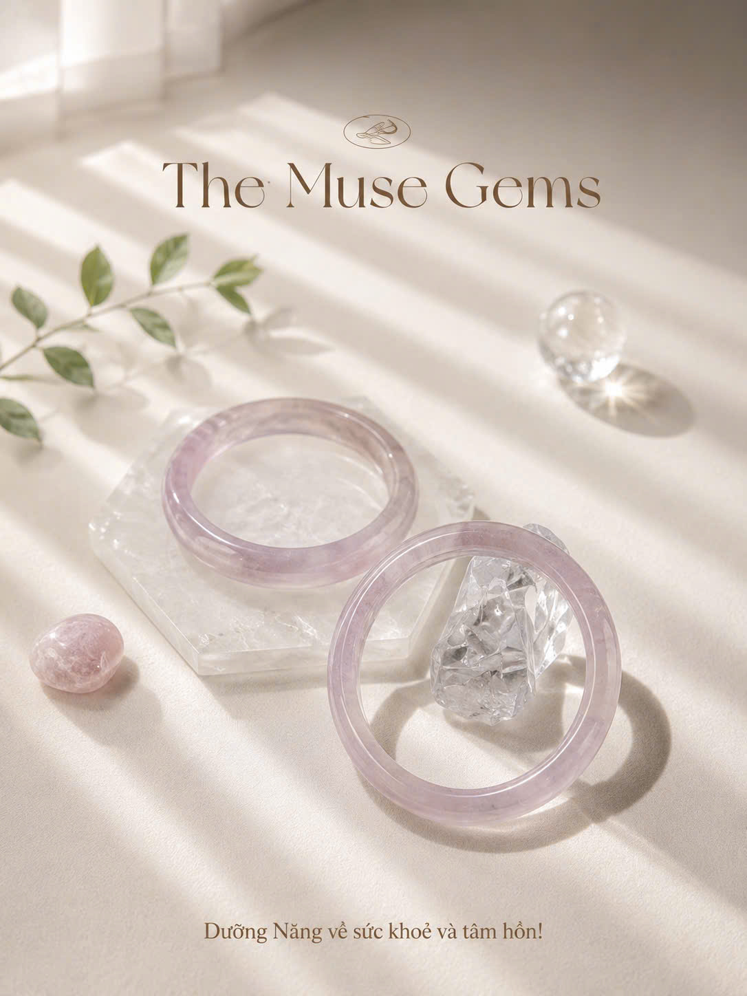 Vòng Thạch anh Tím tự nhiên nhà Muse