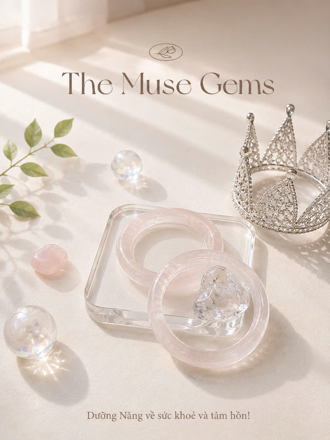 Vòng Thạch anh Hồng tự nhiên nhà Muse